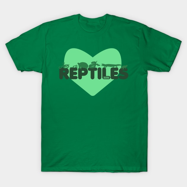 ♥ Reptiles T-Shirt by ProcyonidaeCreative